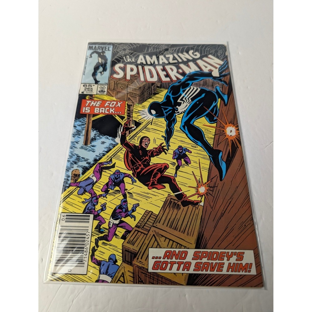 Amazing Spider-Man 265 Marvel 1st Silver Sable Black Suit Copper Age Comic 1985